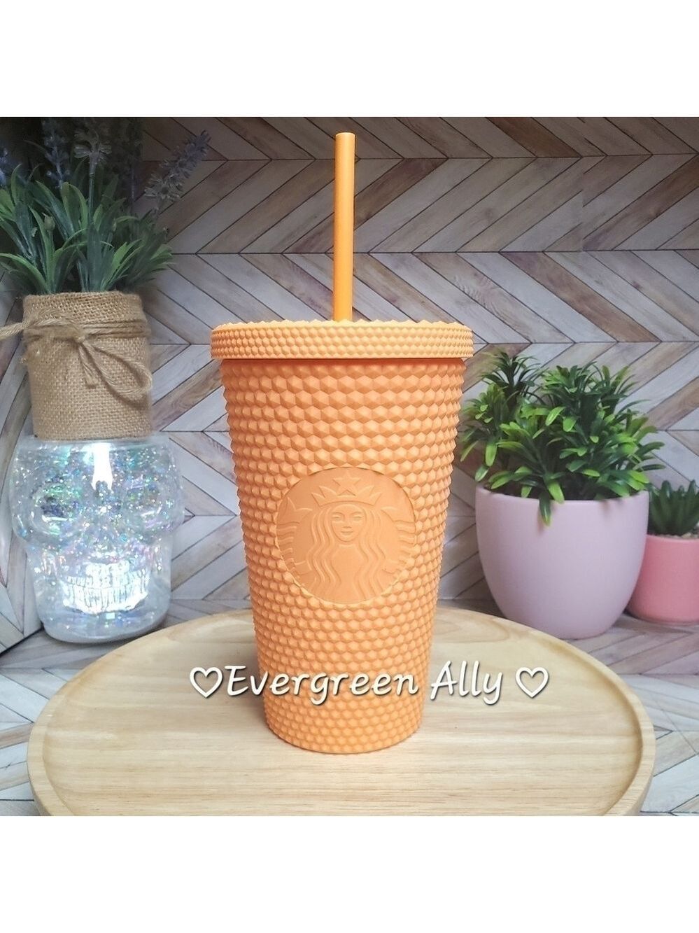 Starbucks Halloween Orange Pumpkin Studded Matte Thailand Exclusive
